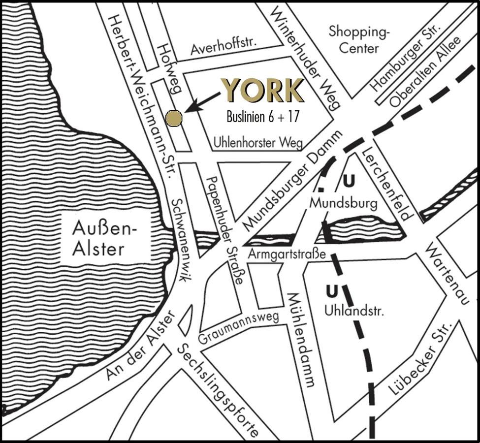 Aparthotel York 함브루크 외부 사진